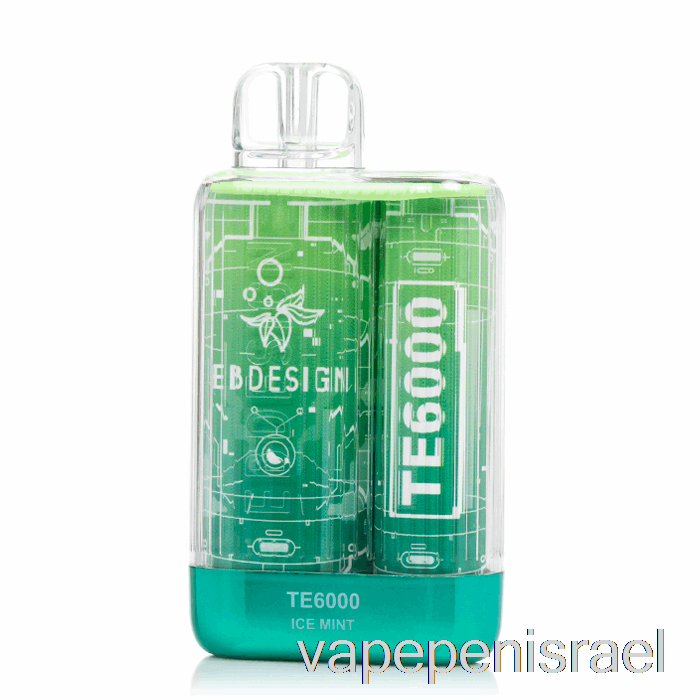 חד פעמי Vape Israel Eb Te6000 חד פעמי קרח מנטה